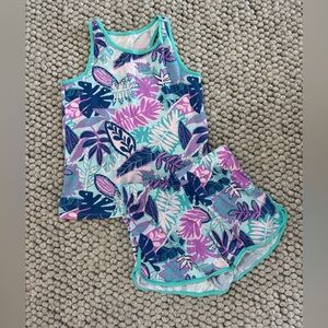Tropical Print Tank and Shorts Pajama Set Cat & Jack XL/14
